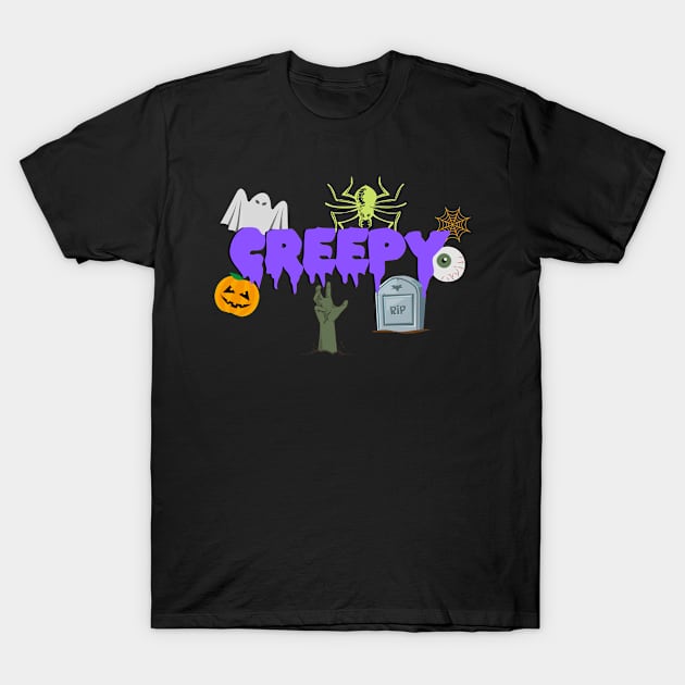 Creepy - Halloween T-Shirt by euheincaio